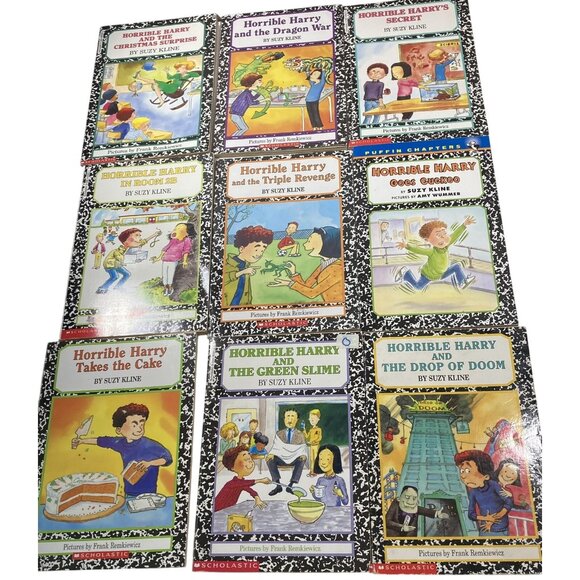 20 Horrible Harry Black Lagoon Flat Stanley Lego Ninjago Series Chapter Book Lot - Picture 2 of 7